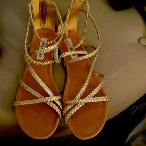 STEVE MADDEN KYLEIGH 7.5 LACE UP SANDALS